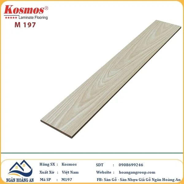 Sàn Gỗ Công Nghiệp KosMos Dày 8mm M197